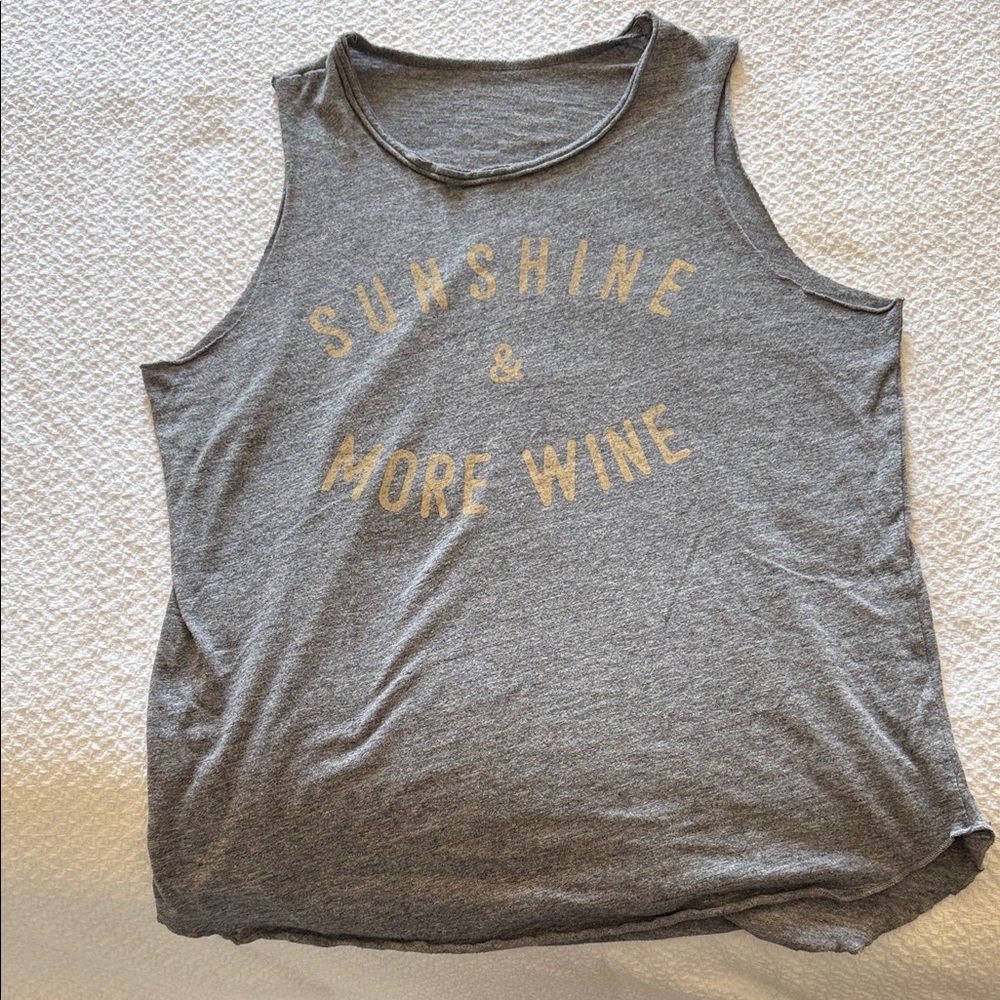 Missoni for Target Gray Muscle Tee with Yellow Graphic